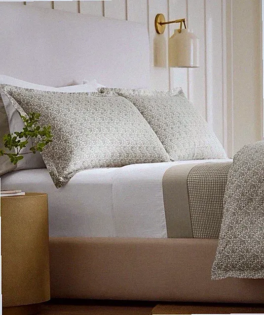 Boll & Branch 2 Tone Waffle Organic Cotton Blanket Natural/Beige King/cal King