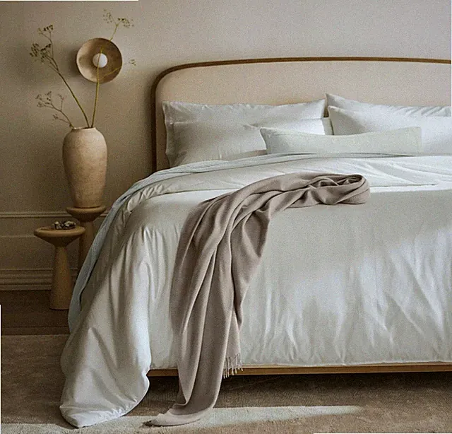 BOLL & BRANCH 3 Piece Comforter Set 100% Organic Cotton - 4 Colors Available