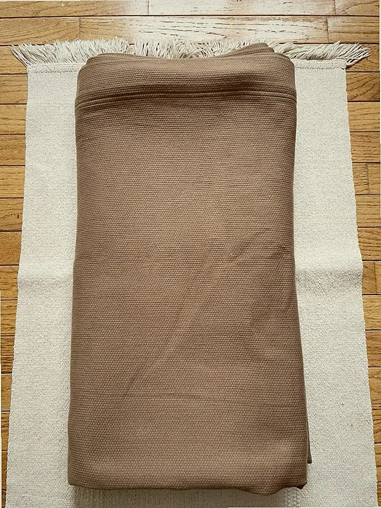 Boll & Branch Essential Bed Blanket Full/Queen In Deep Camel Organic Cotton