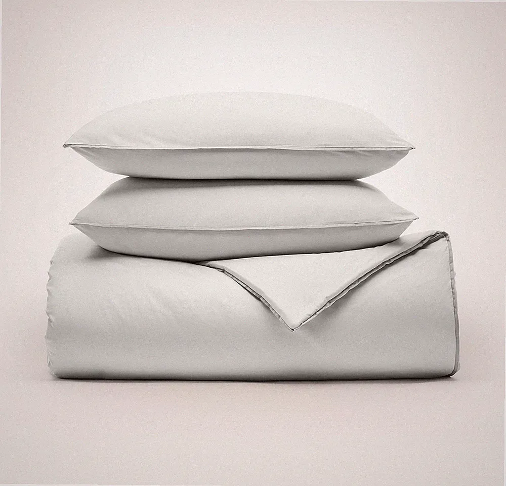 BOLL & BRANCH FULL/QUEEN COMFORTER SET TCSSGCFWTFQ - MIST
