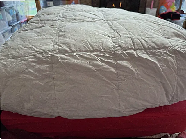 Boll & Branch King Down Pewter Comforter/Duvet Insert Pristine