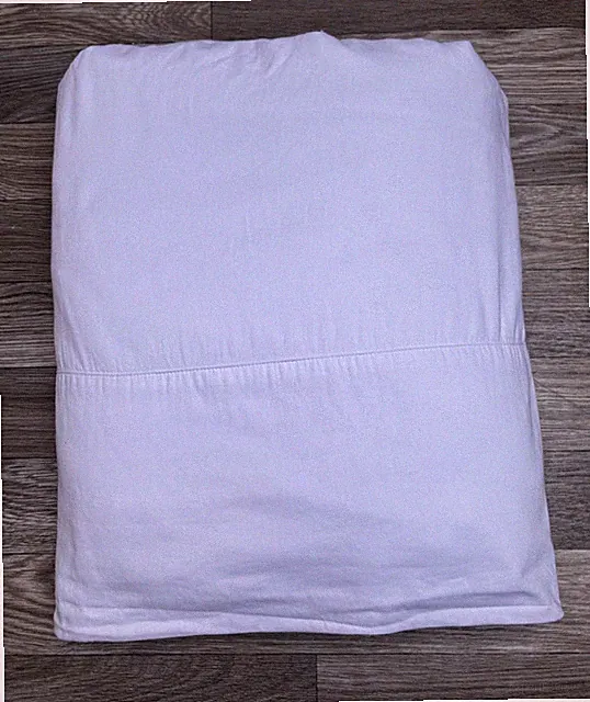 Boll & Branch King FLAT Sheet Only WHITE 100% Organic Cotton Signature Soft