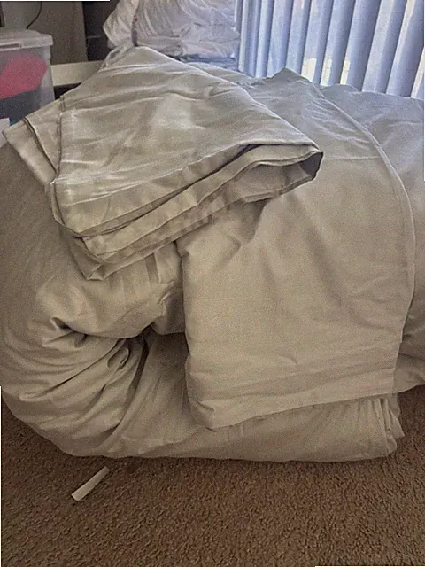 Boll & Branch King Signature Comforter Set Mist Color Organic Cotton