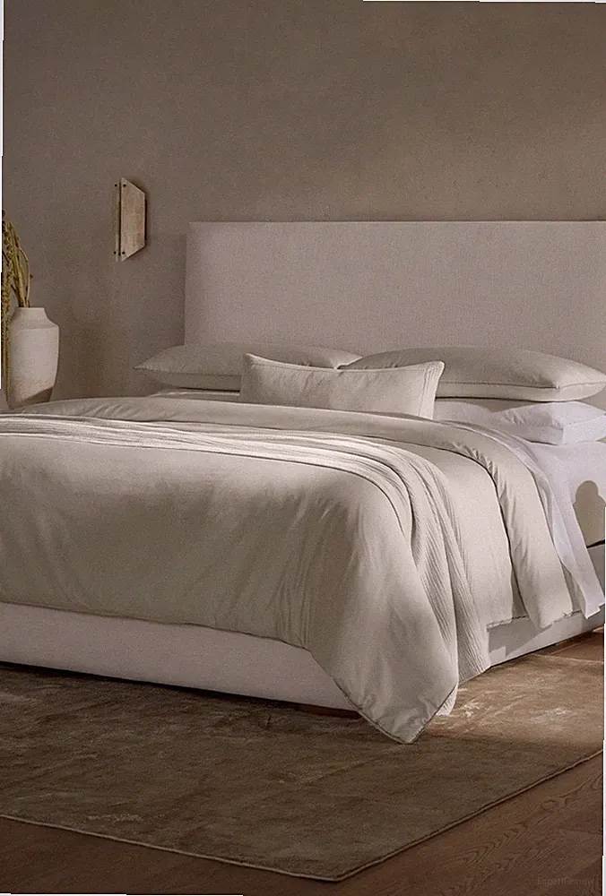 BOLL & BRANCH Signature Comforter Set QUEEN In Sand