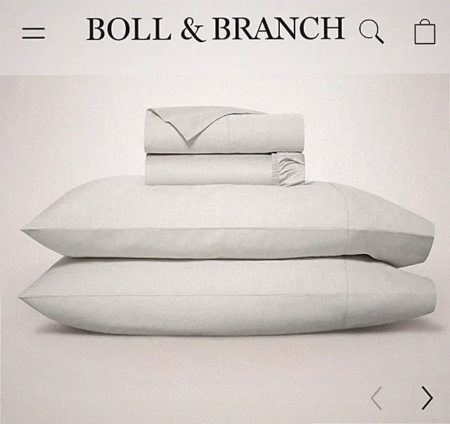 Boll & Branch Signature Hemmed King Set + Standard Pillow Set-Mist NWT/Boxed.