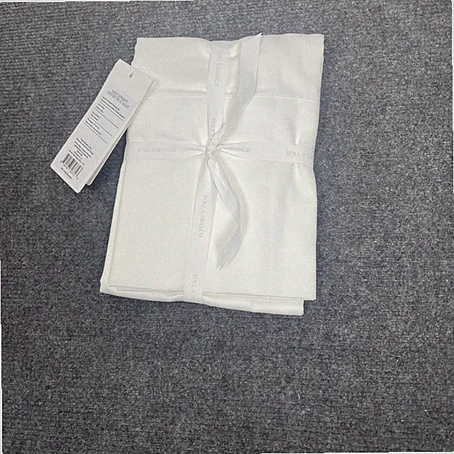 Boll & Branch Signature Hemmed Pillowcase Set of 2 Standard White