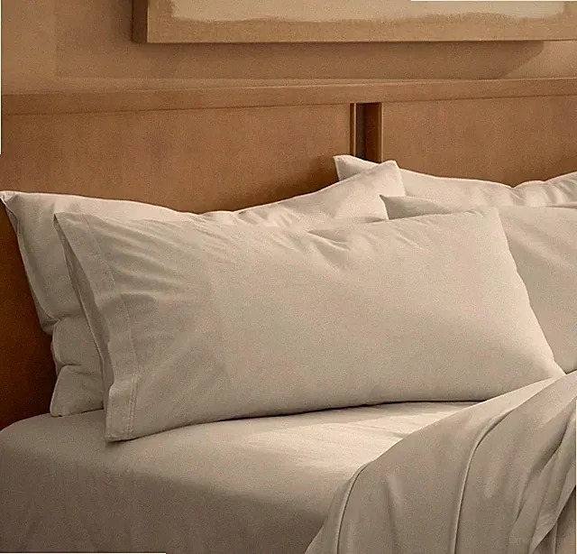 Boll & Branch Signature Vintage Washed Pillowcase Set Vintage Mist Gray $79