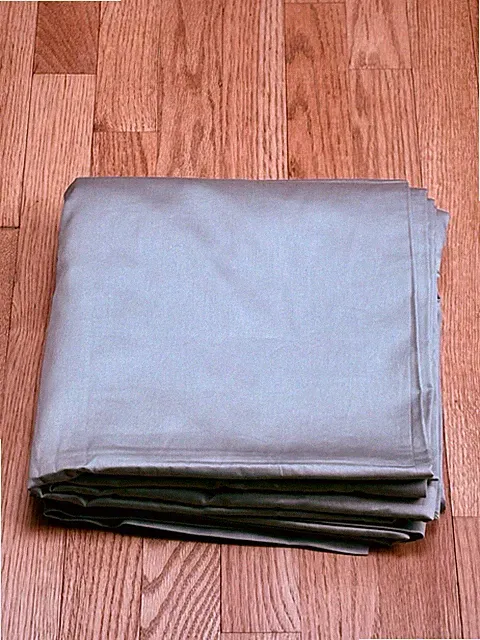 New Boll & Branch Signature Hemmed FULL/QUEEN Duvet Cover Bluestone